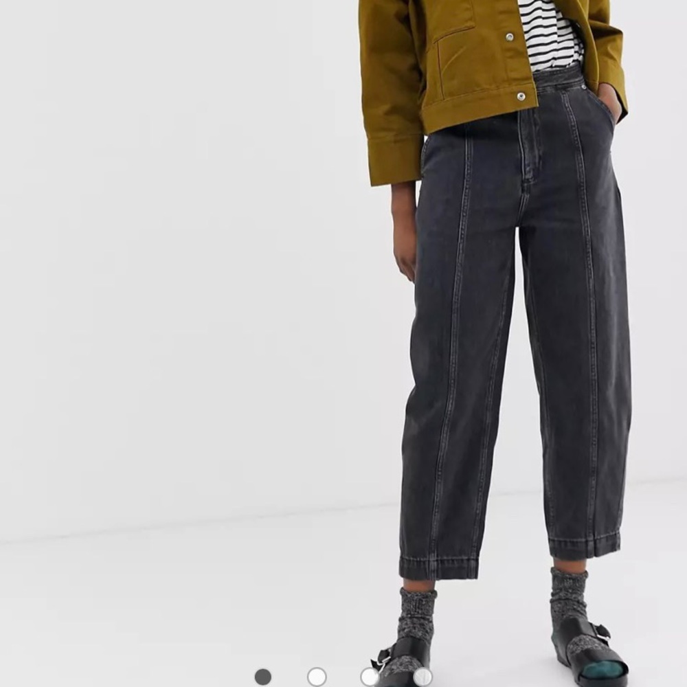 Weekday worker jeans in charcoal black